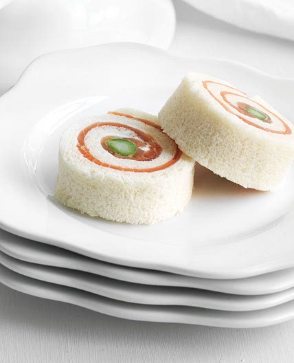 Asparagus Smoked Salmon Pinwheels