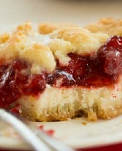 Cream Cheese Cherry Pie Crumb Bars