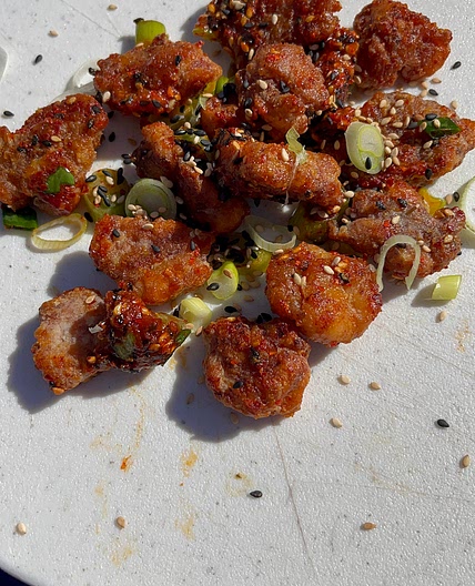  Korean Popcorn Style Vegan Seitan 