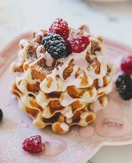Healthy Fluffy Waffles - GF