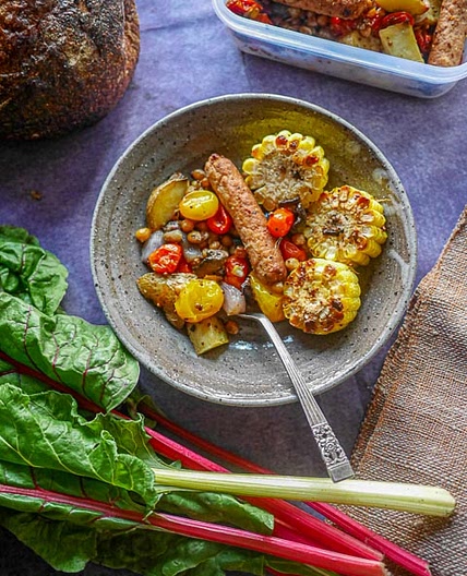High Protein Vegan One Tray Bake