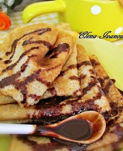 Belarusian Vereshchaka with buckwheat pancakes