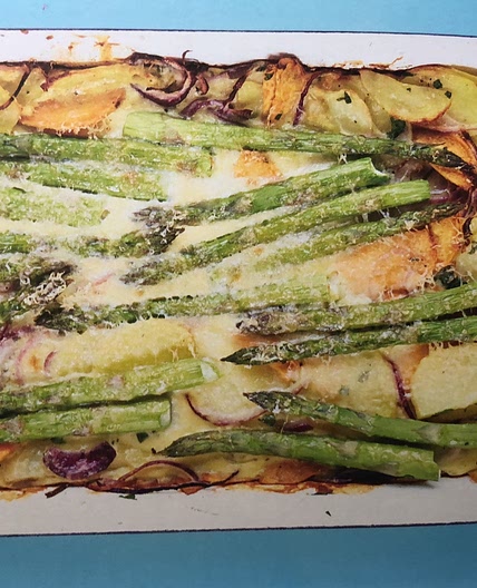 OVEN-BAKED ASPARAGUS & PARMESAN TORTILLA