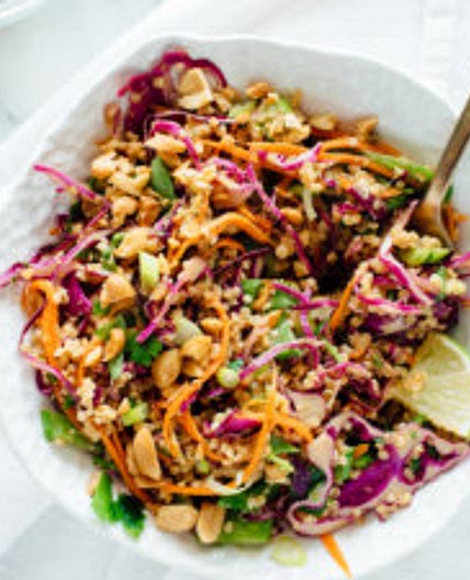 Crunchy Thai Peanut & Quinoa Salad