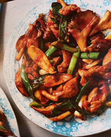 sticky pork stir fry