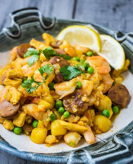 Easy Cauliflower Paella