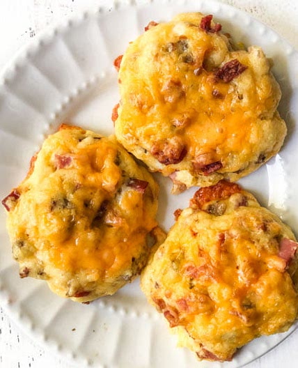 Meat Lovers Low Carb Biscuits for easy on the go breakfast!