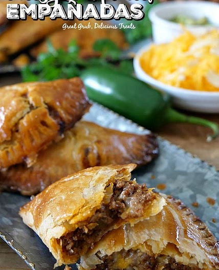Cheesy Ground Beef Empanadas