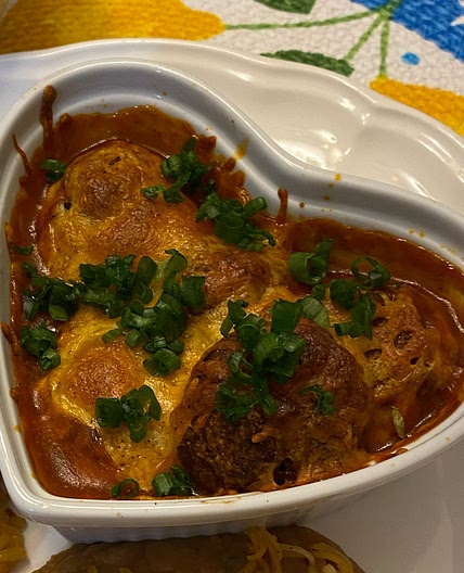 Enchilada Meatballs