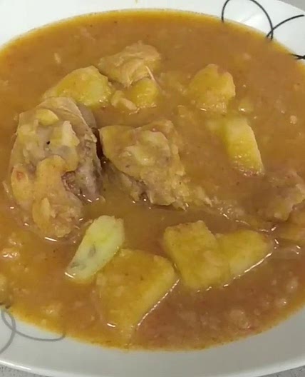 Chicken stew for Mambo