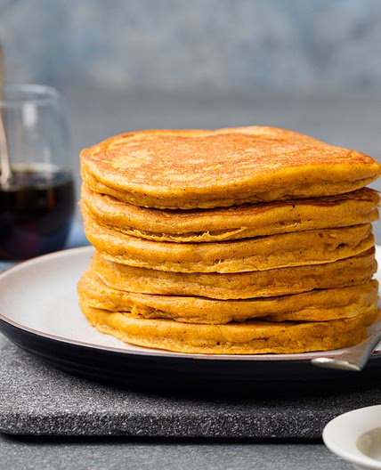Light & Fluffy Keto Pumpkin Pancakes Recipe