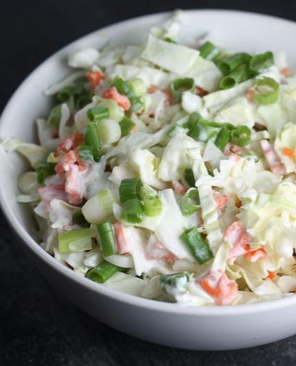 Creamy Mexican Cabbage Slaw