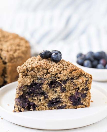 Wild Blueberry Buckle Cake