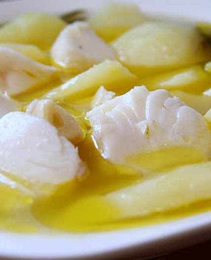 Hake & potato soup