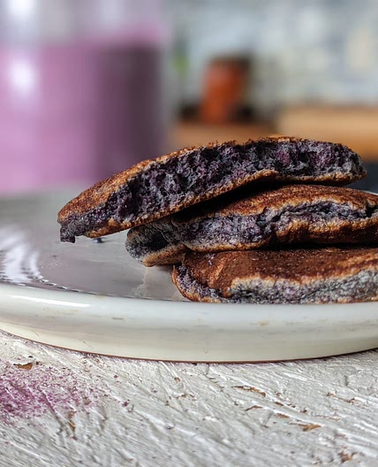 Purple little clouds