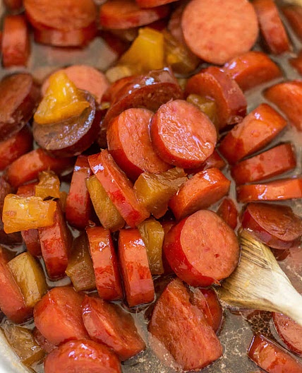 Kielbasa and Pineapple