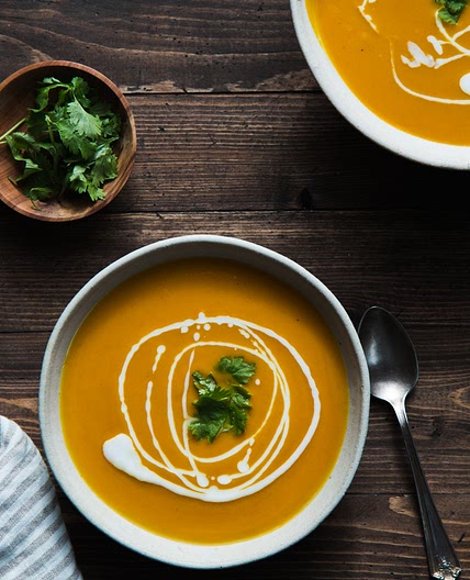 Curried Kabocha Squash Soup