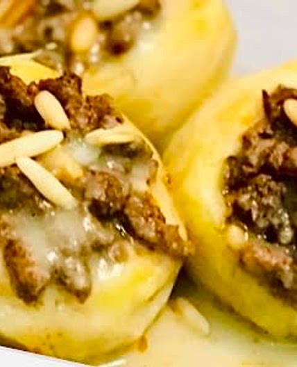 Oven Baked Stuffed Artichokes صينية ارضي شوكي بالفرن