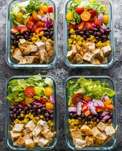 Southwestern Chopped Chicken Salad (Meal Prep)