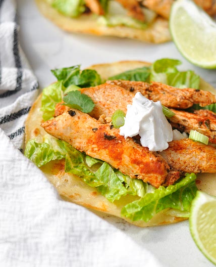 Cilantro Lime Chicken Tacos