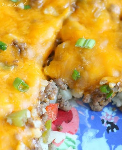 Ground Beef Cauliflower Hash