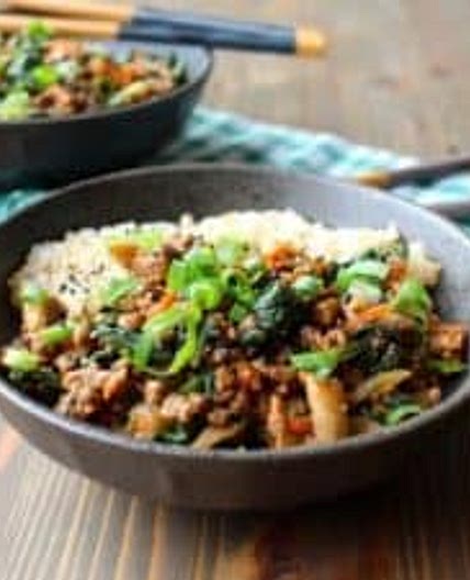 Easy Ground Pork Stir Fry