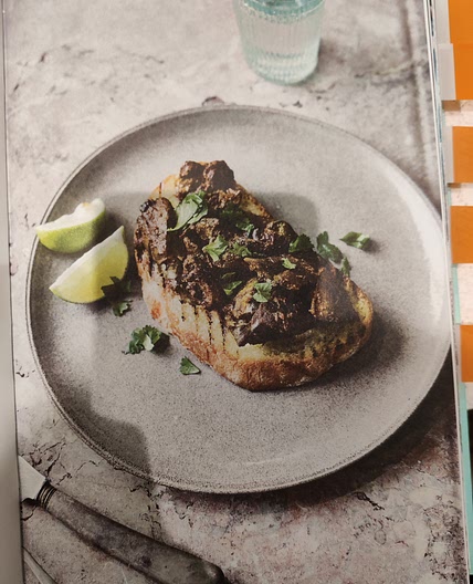 Dishoom Chicken Livers on Toast