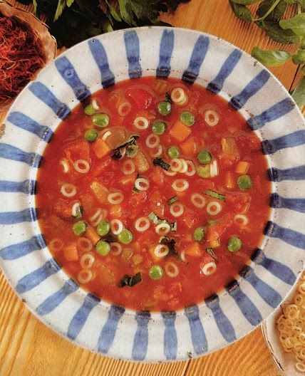 Vegetable Minestrone with Anellini