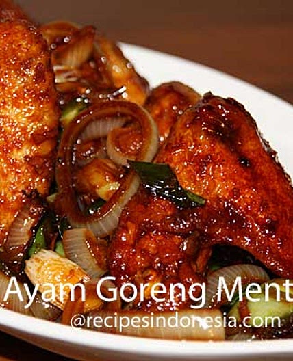 Indonesian Fried Chicken with Butter Sauce