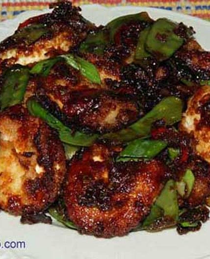 Silken Tofu With Satay Sauce