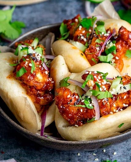 Korean Chicken Bao