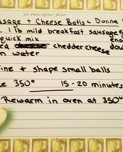 Sausage & Cheese Balls