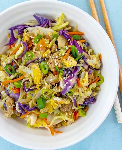 Keto Egg Roll in a Bowl