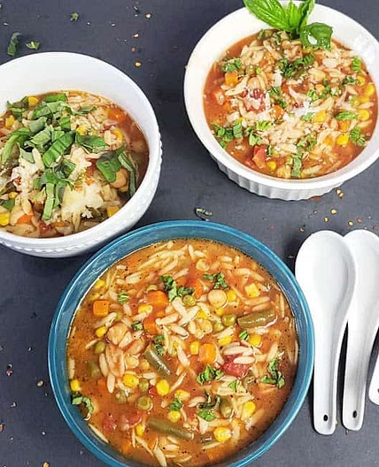 Vegetable Orzo Soup