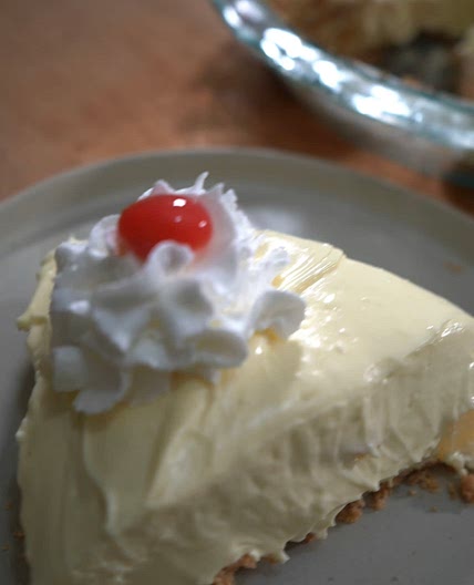 No Bake Pineapple Dole Whip Cheesecake