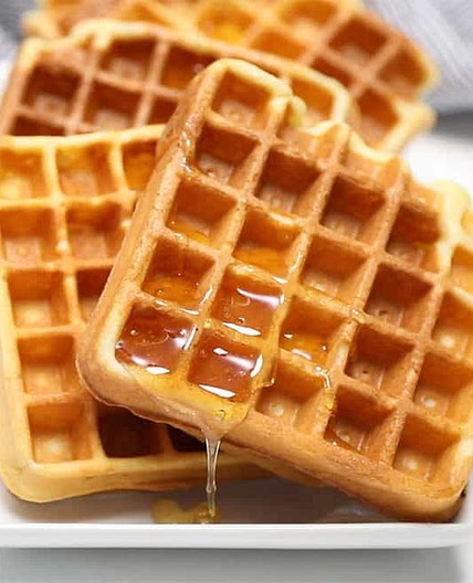 Gluten Free Waffle Recipe | Super Fluffy!