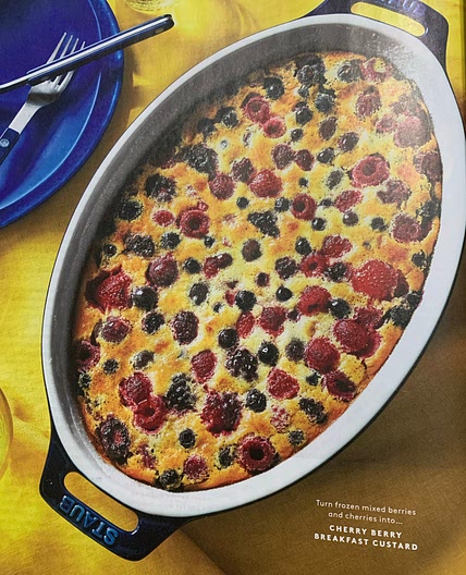 Cherry Berry Breakfast Custard