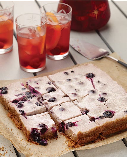 Blueberry Yogurt Lemon Bars