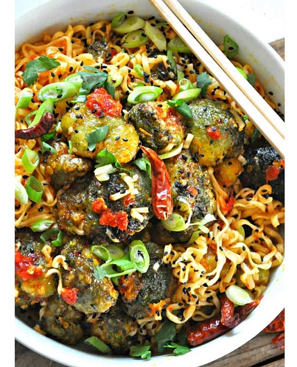 Vegan Firecracker Broccoli Ramen - Rabbit and Wolves