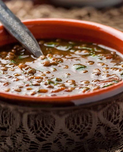 Greek Lentil Soup recipe (Fakes Soupa)