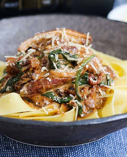 Creamy Tuscan Slow Cooker Chicken