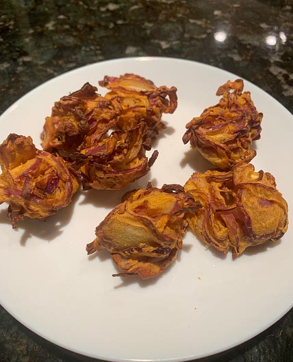 Onion fritters- Air fryer 