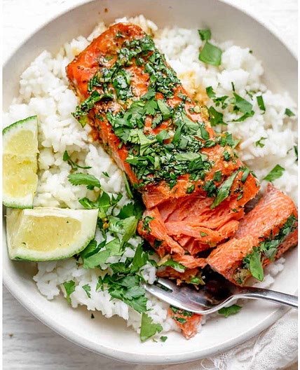 Cilantro salmon