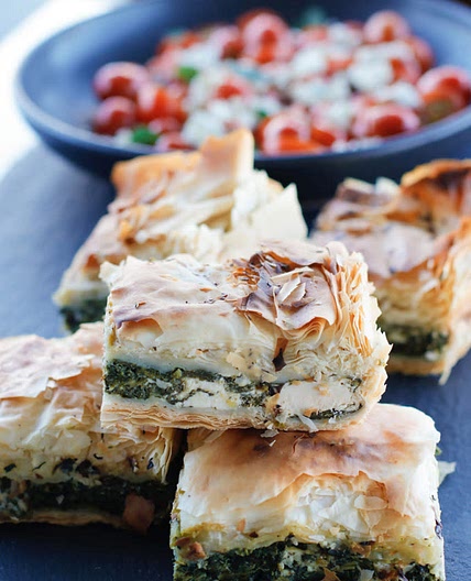 Spinach & Feta Filo Pie