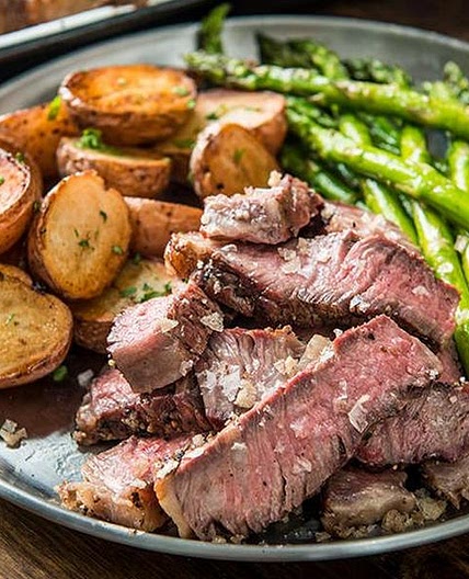 Reverse Seared Rib-Eye Steaks