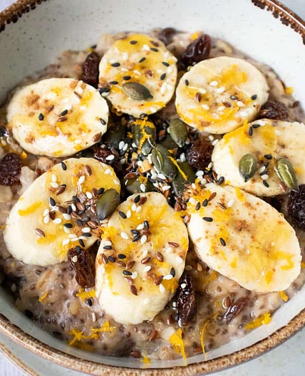 Oat & Chia Seed Porridge with Brain Boosting Omega Seeds