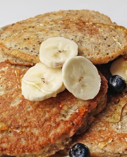 3-Step Banana & Cinnamon Pancakes