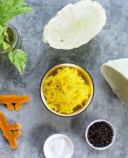 Turmeric Sauerkraut