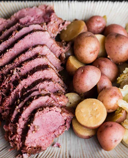 Pressure Cooker (Instant Pot) Corned Beef and Cabbage