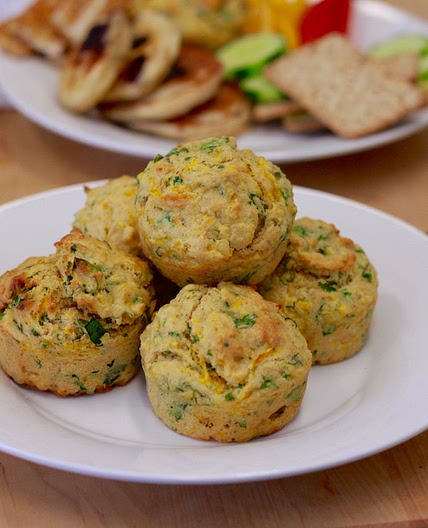 Pumpkin and Spinach Muffins